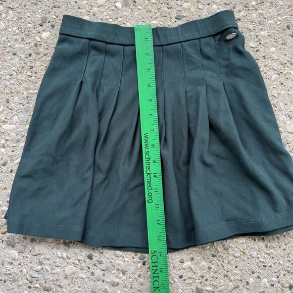 Zara Skirt Girls Size 11-12 Green Pleated School‎ Uniform California Badge Youth - Picture 4 of 8